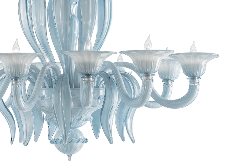 Klassische Kronleuchter aus Muranoglas