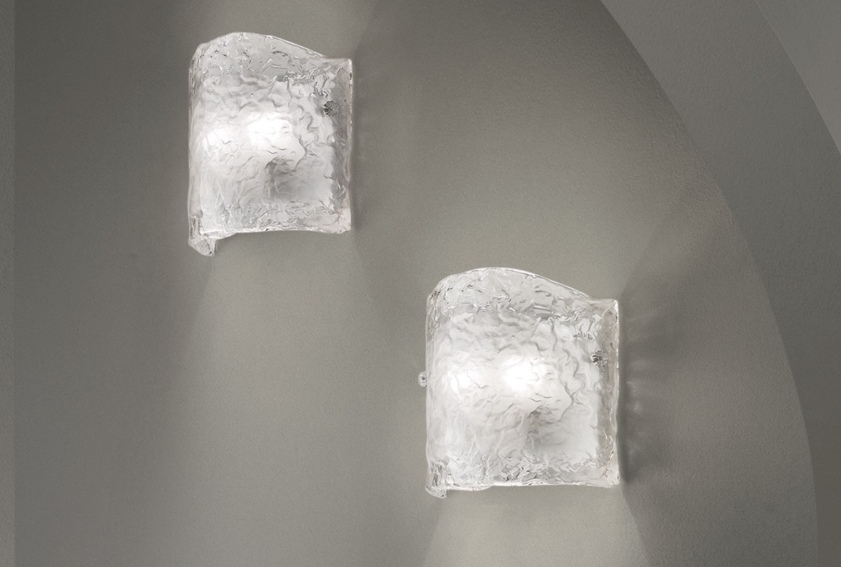 wall light Orseolo in clear crystal