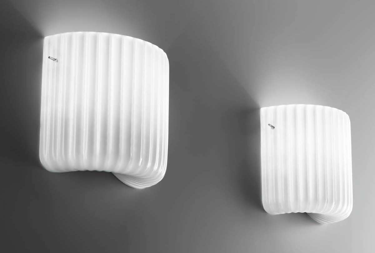 Wall light Mask in white color