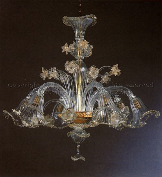 Dancer with all flowers, Dancer series chandelier with all flowers at six lights