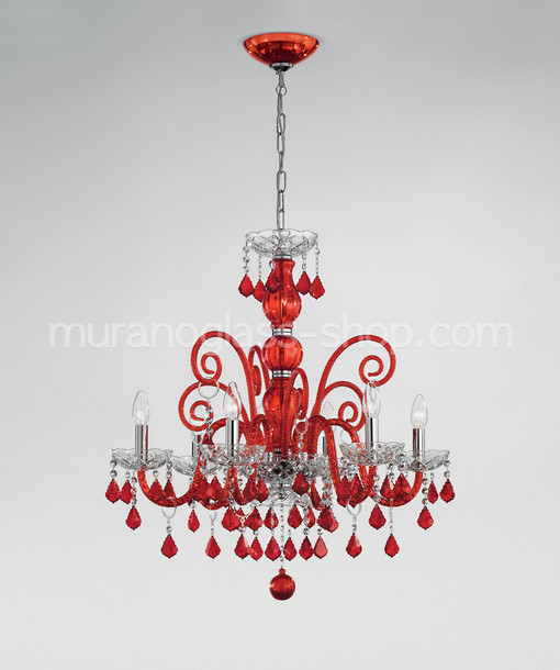 Bohemia Bright chandelier, Black and crystal Bohemia style chandelier