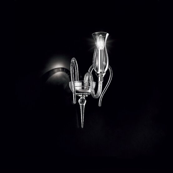 Teodato Wall light, Crystal sconce at one light