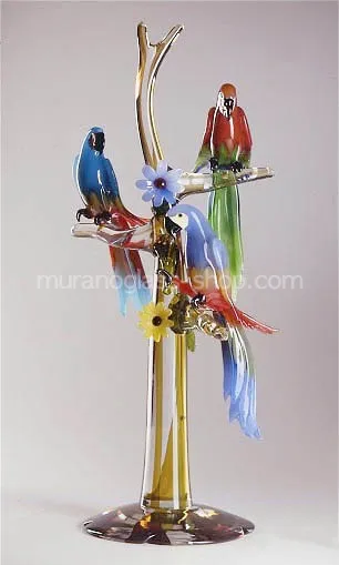 Parrots on tree, Parrots on tree