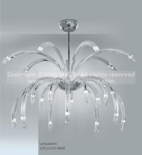 1201 series chandeliers, Crystal chandelier at twenty one lights