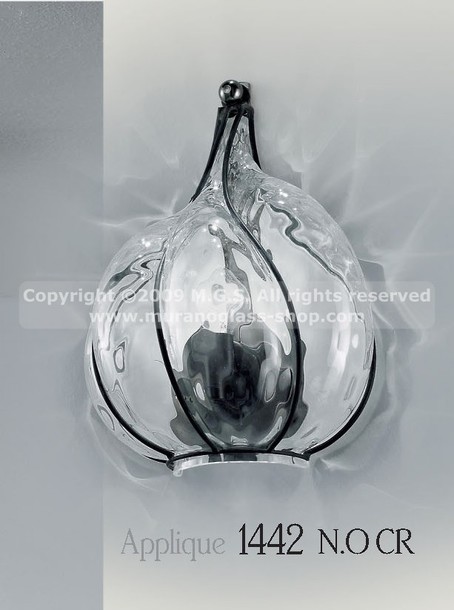 Antique Venice wall sconce, Cristal sconce