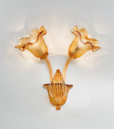 Two lights wall sconce