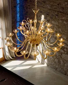 Twentyfour lights chandelier
