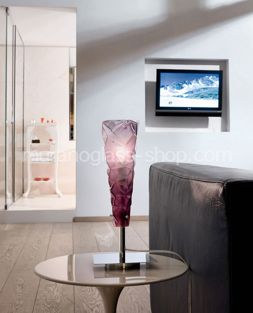 360X series Table lamps, Table lamp in amethyst color