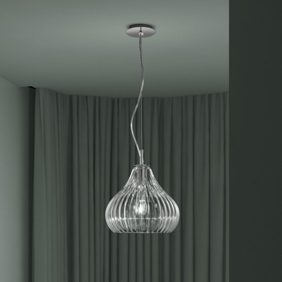 Sphera Suspended lamp, Modern suspended lamp in crystal