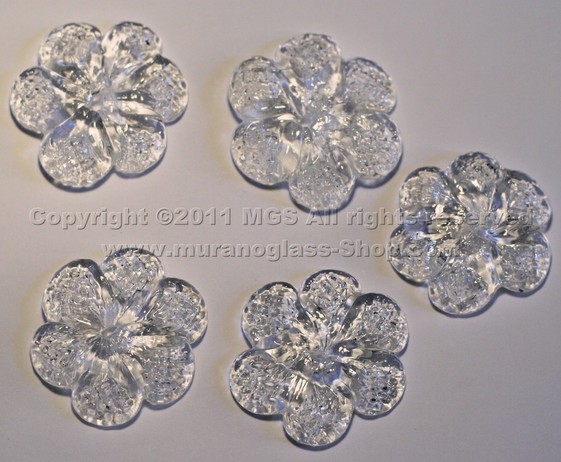 Flowers, Crystal flower diameter of 3.5cm