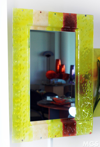 Coloured mirror, Sunflower Mirror
