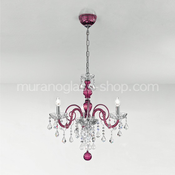 Bohemia Bright chandelier, 1059 bohemia series chandelier, 3 lights, crystal and black color