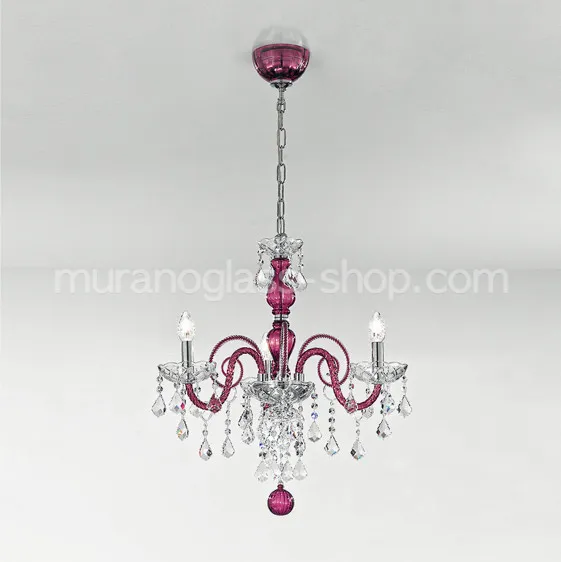 Bohemia Bright chandelier, 1059 bohemia series chandelier, 3 lights, crystal and black color