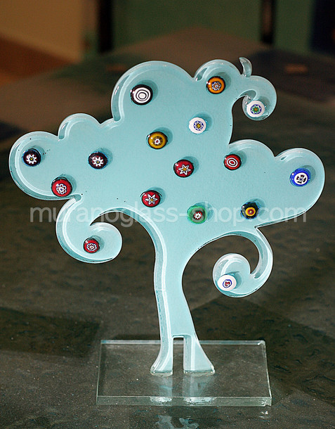 Trees, Small blue tree