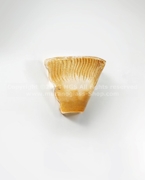Wall light series 341, Sudblasted amber wall lights