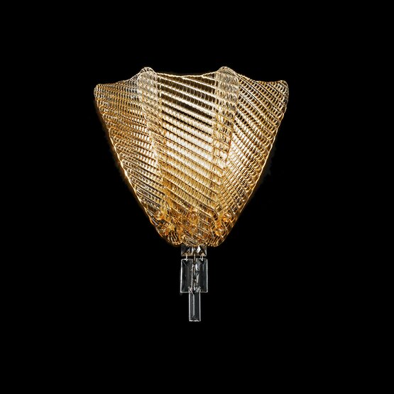 Manin Wall light, Amber wall light mesh working