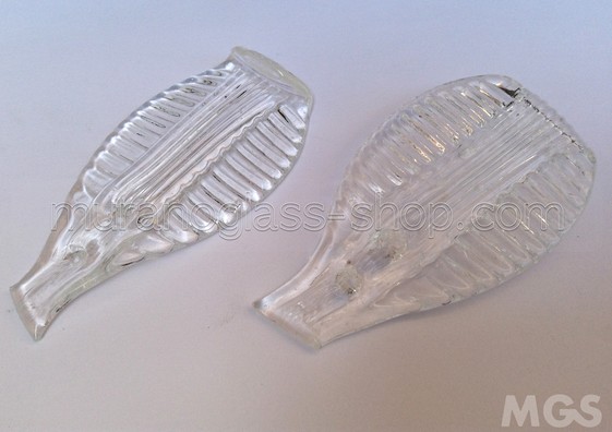 Leafs, Glass leaf for mirrors 10cm
