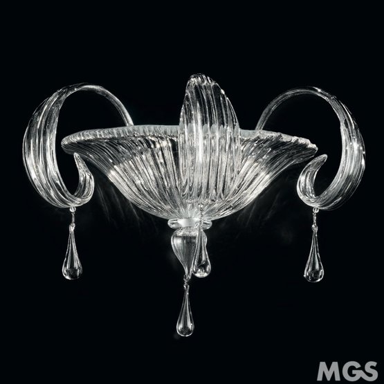 Gocce Wall light, Crystal wall lights