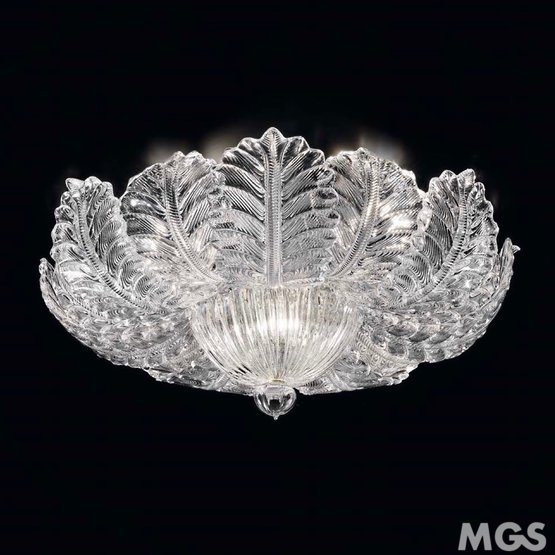 Eridani Ceiling light, Amber graniglia ceiling lamp