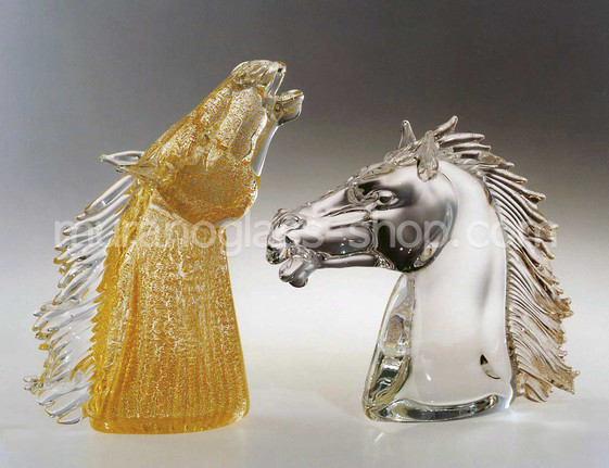 Horse head, Horse head in crystal