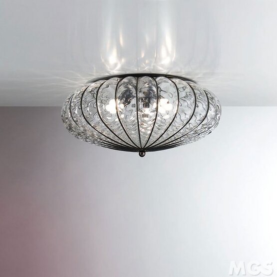 Giustinian Ceiling lamp, Ceiling lamp in baloton crystal
