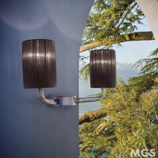 Can Can wall lamp, Wall light in smoked color