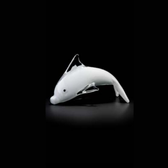 Dolphin, Milk white and crystal dolphin