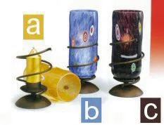 candlestick of table - colored in blue