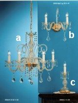 Bohemia style chandelier at five lights