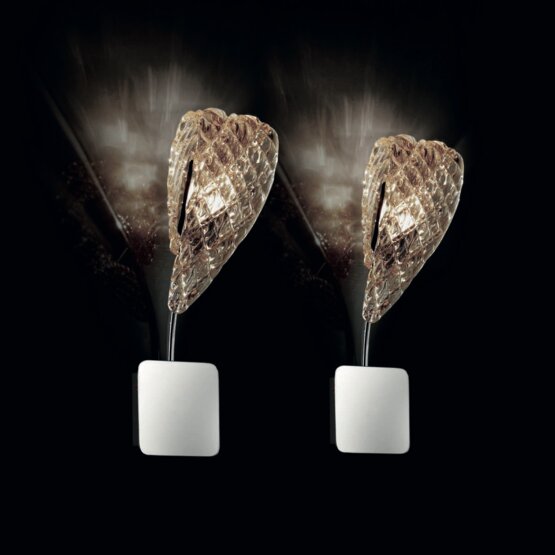 Mocenigo Wall lamp, Wall lamp in smoked color