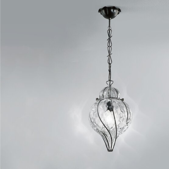 Venetian suspended lamps (drops), Cristal suspended lamp