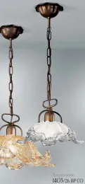 Suspension en cristal mat