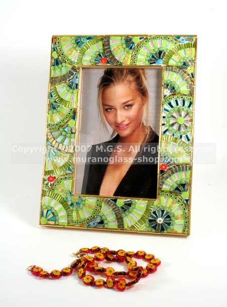 Mosaic Picture frames, Mosaic Photo-frame, white color