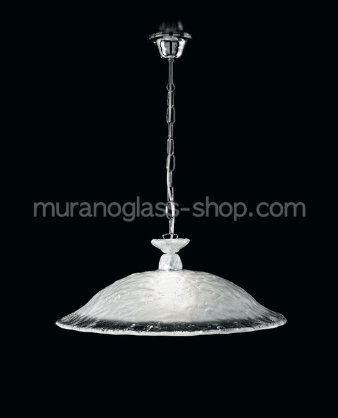 Murano Suspended lamps 1185 Series, Suspended lamp in opaque crystal