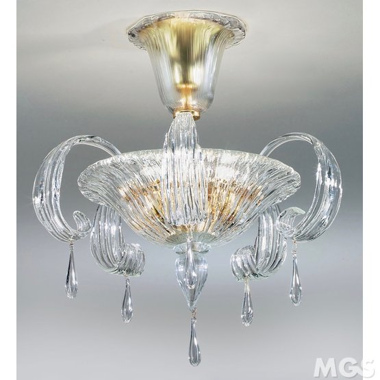 Gocce Ceiling light, Crystal ceiling lamp