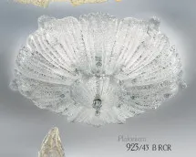 Ceiling lamp with crystal dew