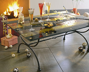 Contemporary glass furniture