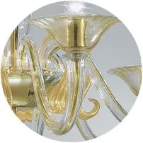 Cristal y oro de 24k