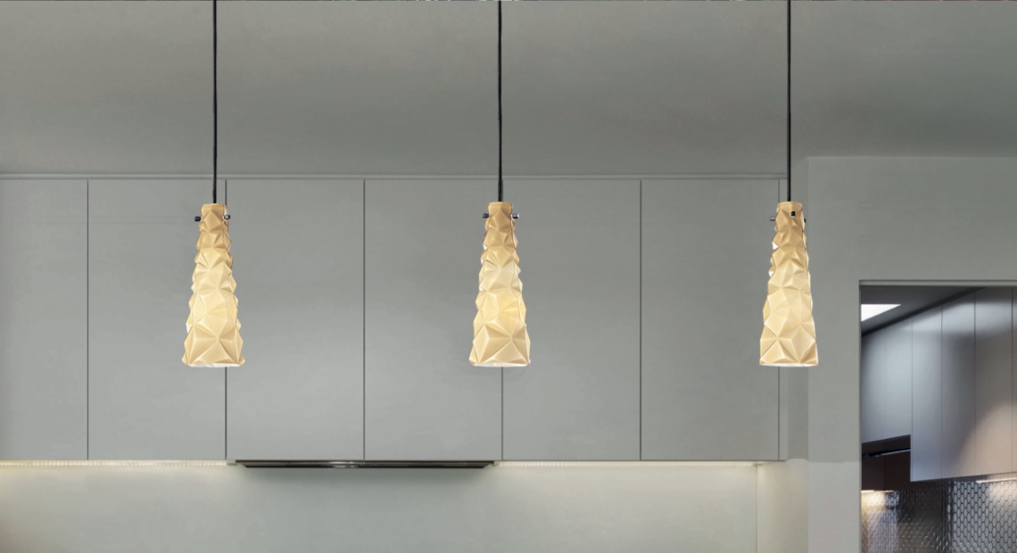 Chaotic suspended lamp